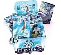 Elestrals Frostfall Booster Box 1st Edition - 36 Booster Packs + Full-Art Kryoscorch - Nuevas cartas Frost- & Dual Element - Cartas coleccionables TCG - Oportunidad en Stellar Rare + Heartforcards®