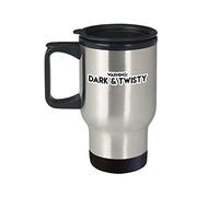 Eletina Taza oscura y retorcida para mamá y papá (viaje) Meredith Grey Greys Anatomy Tv Show Meredith - Accesorios para camisa, calcomanía artística para decoración divertida de mamá, taza de café