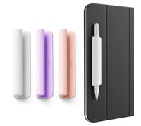ELETIUO Paquete de 3 fundas de silicona para lápices, compatibles con Apple Pencil (USB-C), Apple Pencil de 1ª y 2ª generación, fuerte adhesivo adherido a la funda del iPad para lápices capacitivos,