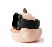 ELETIUO Soporte de Carga Compatible con Apple Watch Series 49/46/45/44/42/41/40/38 mm, iWatch Ultra2/Ultra/10/9/8/SE2/7/6/SE/5/4/3/2/1, Bonita estación de Acoplamiento de Silicona Compatible con Modo