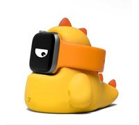 ELETIUO Soporte de carga compatible con Apple Watch SeriesUltra/8/SE2/7/6/SE/5/4/3/2/1 (49 mm, 45 mm, 44 mm, 42 mm, 41 mm, 40 mm, 38 mm), compatible con modo de mesita de noche, amarillo