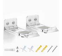 ELETIUO Soporte de pared para barra de sonido para Samsung, LG, Sony, JBL, Vizio, Sonos y más, profundidad ajustable de 3.5 a 6.1 pulgadas, soporta hasta 30 libras, estante de barra de sonido debajo