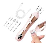 Elettrica Per Unghie - Strumento Elettrico Per Pedicure | Attrezzo Manicure Elettrico Per Unghie | 10 Velocità Con Luce LED Per Persone Anziane Principianti Casa E Salone | Elettrica