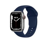 ELETTRONEO C1B Correa Deportiva para Apple Watch Ultra 3 2 49mm, Series 11 10 46mm, 9 8 7 45mm 41mm, SE 6 5 4 44mm 40mm, 3 2 1 42mm 38mm Pulsera Strap, Azul Abismo