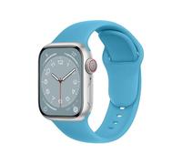 ELETTRONEO SBC1 Correa Deportiva para Apple Watch Ultra 3 2 49mm, Series 11 10 46mm, 9 8 7 45mm 41mm, SE 6 5 4 44mm 40mm, 3 2 1 42mm 38mm Pulsera Strap, Cristal Mares Azul