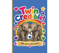 Eletwins Trunks Full of Love Cute Baby Elephant Twins 6 x 9 Lined Notebook Journal: Adorable Animal Notebook for Elephant Lovers, Kids, Zoo Fans, Journaling, School Notes, Lists, and Everyday Writing