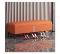 Eleva tu espacio: otomana de almacenamiento de tela de 80 cm con parte superior elevable, elegante reposapiés y zapatero, perfecto para decoración de entrada y sala de estar