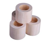 Eleva tus muebles: 4 patas elevadoras de sillas de madera antideslizantes, patas redondas de elefante, elevadores de sofá para marcos de cama, mesas, escritorios, sofás y aparadores