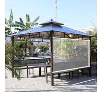 Elevable Persianas Enrollables para Balcón,Oficina en Casa,Estores para Ventanas Impermeables,para Exteriores y Decoración de Interiores,Filtran la Luz y Protección UV (W150xH230cm)