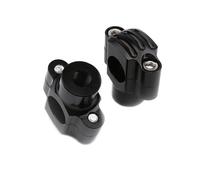 elevación barra manillar Adaptador De Abrazadera Barra Mango Aleación Aluminio, 2 Uds., Elevadores Cónicos Para Manillar Ancho 7/8 "y 22mm, Pit Dirt Bike ATV, Motocicleta Motocross