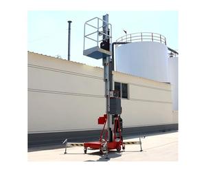 Elevación Eléctrica Hidráulica Eléctrica Del Hombre De La Aleación De Aluminio Del Palo Telescópico Hidráulico Eléctrico Portátil De Los 4m 6m 8m 10m 12m 14m(Electric-14 meters)