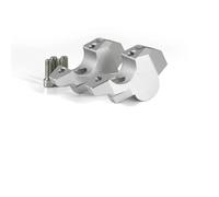 Elevación Manillar Motocicleta Para XADV 750 Para X-ADV 750 Para ADV 150 Adaptador De Extensión De Abrazadera De Barra De Mango 2018 2021 Arrastre Elevador Manillar Motocicleta(Silver - NO LOGO)