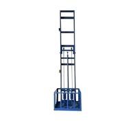 Elevación móvil Ascensor de carga hidráulico eléctrico sencillo for uso doméstico, plataforma elevadora una sola vía for almacén pequeño en ático Ascensor