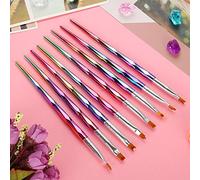 Elevado-calificación Clavo Arte Cepillo, Pétalo Patrones 17.5 cm Cuadro Cepillos con Acrílico