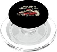 Elevado en Vinilo y diseño V8s Classic 70 Charger Lover PopSockets PopGrip para MagSafe