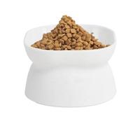 Elevado para Gatitos,Plato De Alimentación para Perro con Textura De Mármol Y Diseño Adorable - Recipiente para Comida - s Bebederos de Diseño para Jaula Hogar Tienda Mascotas