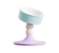 Elevado para Gatos | Bebedero Giratorio 360 Grados Anti-Volcado,Platos para Comida y Agua de Gatos con Altura Ajustable - para Gatitos, Cachorros y Perros, Interior y Exterior, Seco y