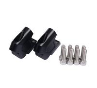 Elevador Barra De Manillar Kit De Elevadores Manillar CNC con Abrazadera Y Montaje Cónico para Motocicletas para Loncin para VOGE DS525 525DSX DS525X(B-Black)