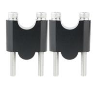 Elevador Barra Gruesa Montaje Manillar Motocicleta De 7/8 "y 22mm para R1200R F800ST F700GS F650GS R1100GS R1150GS R850GS Adaptador Elevador de Manillar(Black No Clamp 40mm)