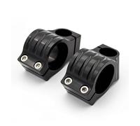 Elevador Barra Manija Motocicleta Manillar Universal CNC De Aluminio 7/8" Para Motocicleta 31 Mm A 55 Mm 43 Mm 46 Mm Y 50 Mm Con Abrazaderas Clip.(Black 33mm)