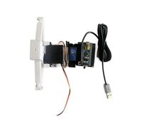 Elevador de Actuador Lineal Impreso en 3D para Servo MG996R, Varilla de Empuje Lineal Eléctrica de 9 cm de