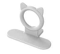 Elevador de asiento de inodoro, mango de silicona sanitaria de 15 x 48 x 2 mm, elevador de tapa para evitar el tacto, elevadores de baño autoadhesivos, accesorio de pestaña para orinal de manos