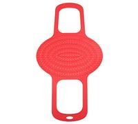 Elevador de Bandeja para Asar, Silicona de Grado Alimenticio, Elevador de Pavo Resistente Al Calor, Estera Antiadherente para Cocinar Aves de Corral (Rojo)