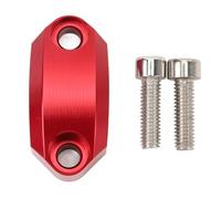 elevador de barra de montaje Abrazadera estabilizadora para manillar de motocicleta 22,2 mm para BMW F900XR GSXR 600 y Yamaha MT 125(Red)