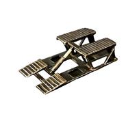 Elevador de Coches para Garaje, Escala 1:64, Obra de Arte Decorativa, Novedosa Y Auténtica Herramienta de Reparación de Automóviles para Estacionamien, Negro Viejo