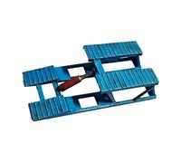 Elevador de Coches para Garaje, Escala 1:64, Obra de Arte Decorativa, Novedosa Y Auténtica Herramienta de Reparación de Automóviles para Estacionamien, Azul Viejo