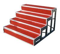 Elevador de escaleras de coro para escuela e iglesia, elevador coral de metal antideslizante con plataforma desmontable para conciertos y bodas