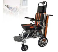 Elevador De Escaleras, Silla De Ruedas Eléctrica, Carretilla De Mano, Salvaescaleras Eléctrico, Carga Segura 165 Kg/373 LB para Pacientes Mayores Y Discapacitados Manual Model