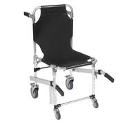 Elevador de escaleras, silla de ruedas, plegable, 160 kg, de aleación de aluminio, con 4 ruedas universales, silla de rescate, silla de ruedas plegable, para personas mayores y discapacitados en casa