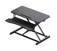 Elevador de escritorio de altura ajustable, convertidor de mesa ergonómico para el hogar y la oficina, estación de escritorio de pie sostiene todos los dispositivos, aumenta la productividad y la