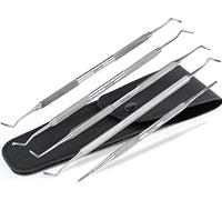 Elevador de esquinas, juego de herramientas de cuidado de pies con estuche, acero inoxidable, fino, medio largo medio, cuidado de uñas, instrumento de pedicura. Calidad de comercio especializado