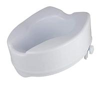 Elevador de Inodoro Ajustable sin Tapa, Altura 15cm Alto 10 cm