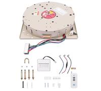 Elevador de lámparas de araña, sistemas eléctrico de elevación de lámparas de araña con control remoto, interruptor de pared, elevador de lámparas colgantes de techo para villas Withcover-110LBS4M