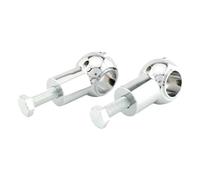 Elevador de Manillar Abrazadera para Manillar de Motocicleta Compatible con Harley Davidson Cruisers Choppers 2, 3, 4 y 5 Pulgadas(Sliver 2 Inches)