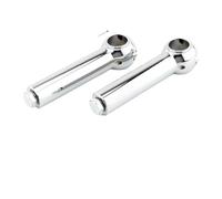 Elevador de Manillar Abrazadera para Manillar de Motocicleta Harley-Davidson, Cruisers, Choppers, Barra elevadora 2, 3, 4 y 5 Pulgadas, 25 mm(Chrome 5Inches)