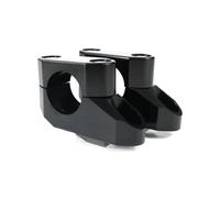 Elevador De Manillar Aleación Aluminio CNC para Aprilia para Tuono V4 1000 2011 2012-2024 Elevadores De Manillar De 28 Mm Y 1 1/8" Elevador Trasero Fat Bar Move(Black)