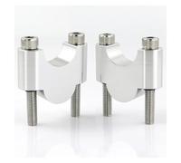 Elevador De Manillar Aleación Aluminio CNC para Benelli para TNT125 TNT 125 2019-2024 Soporte 28Mm 1 1/8" Elevadores De Manillar para Motocicleta(Silver 30mm)