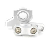 Elevador De Manillar Aleación Aluminio CNC Para Suzuki V-Strom 1000 DL1000 2002 2003 2004 2005-2019 Elevadores De Manillar De 22 Mm Y 7/8" Con Montaje Desplazado(Matte Silver)