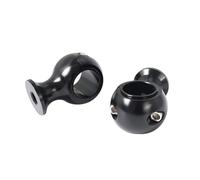 Elevador de Manillar Compatible con Shadow Elevadores De Manillar De Motocicleta Universales, Abrazadera Redonda Y Ancha Elevador De Manillar De Motocicleta(Black 22mm)