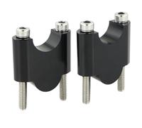 Elevador de manillar Compatible Con Triumph Para Scrambler 1200 2019-2024 28 Mm 11/8" Adaptador De Elevadores Montaje Barra Gruesa Para Manillar De Motocicleta(Black,40mm)