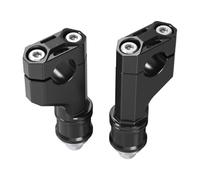 Elevador de Manillar Compatible con TRX400X 2009-2014 para TRX450ER 2006-2014 para TRX450R 2004-2009 Abrazadera Elevadores Manillar Motocicleta con Piezas Perno Soporte Barra Mango(Black)