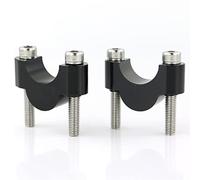 Elevador de Manillar Compatible con Yamaha para XJR 1200 1995 1996 1997 1998 1999 22 Mm 7/8 "Código De Elevación del Manillar De La Motocicleta Adaptador De Abrazadera De Montaje Elevador(Black20mm)