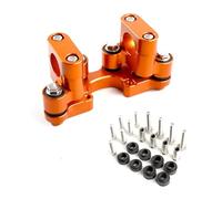 Elevador De Manillar con Abrazadera Base Montaje Estabilizador Altura Y Amortiguación para CFMOTO 450MT MT450 2024 2025 Elevadores Manillar Motocicleta(Orange(A))