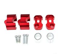 Elevador de manillar de motocicleta de 22 a 28 mm, adaptador extensor de altura de aleación de aluminio para la mayoría de motocicletas, soporte de vástago extendido para mayor comodidad de conducción