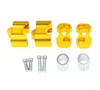 Elevador de manillar de motocicleta de aleación de aluminio de 22 a 28 mm, adaptador extensor de altura para la mayoría de motocicletas, soporte de vástago extendido para mayor comodidad de conducción