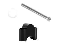 Elevador de Manillar de Motocicleta para Can Am para Outlander para MAX Montaje Barra Mango Negro/Cromo 28mm 1 1/8" 22mm 7/8" Motocicleta Abrazadera Elevadora De Manillar Universal(Negro,22mm)